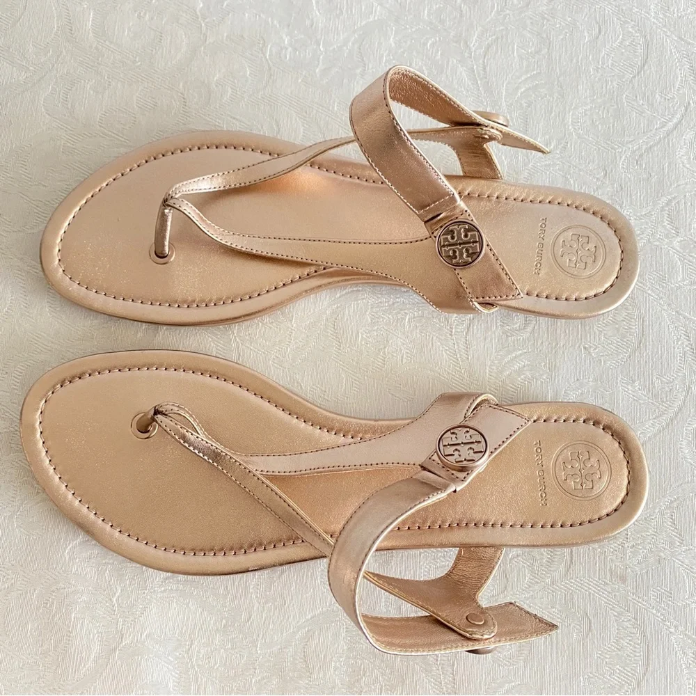 TORY BURCH Minnie Leather Travel Sandals